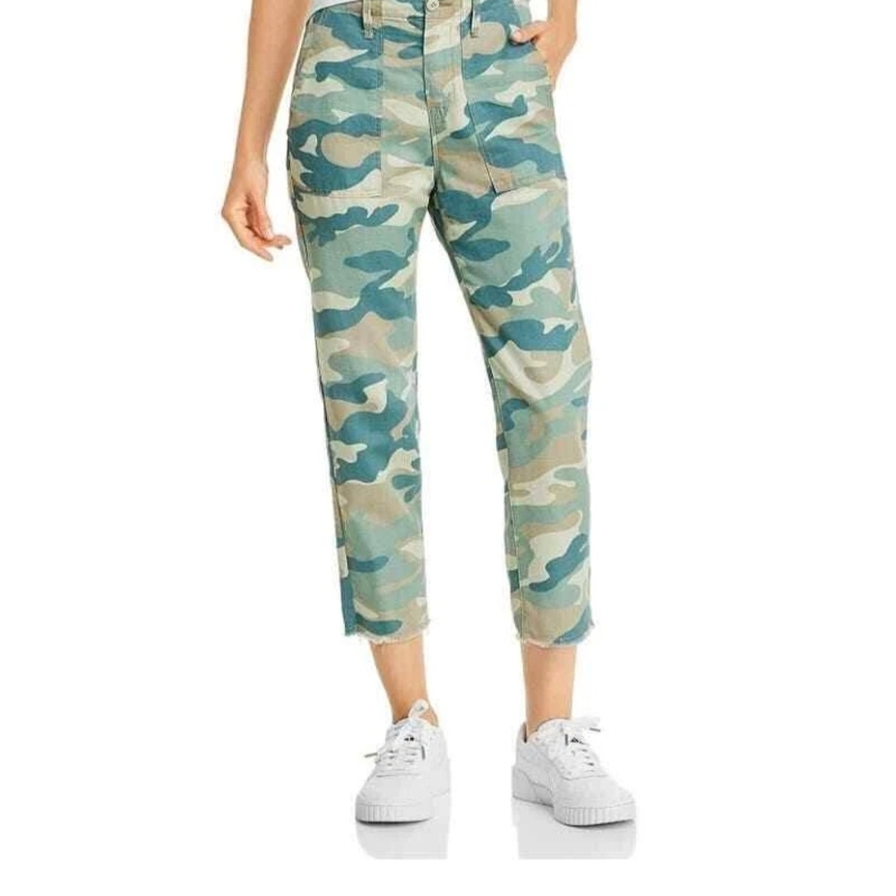 MOTHER Camouflage Ankle Pants